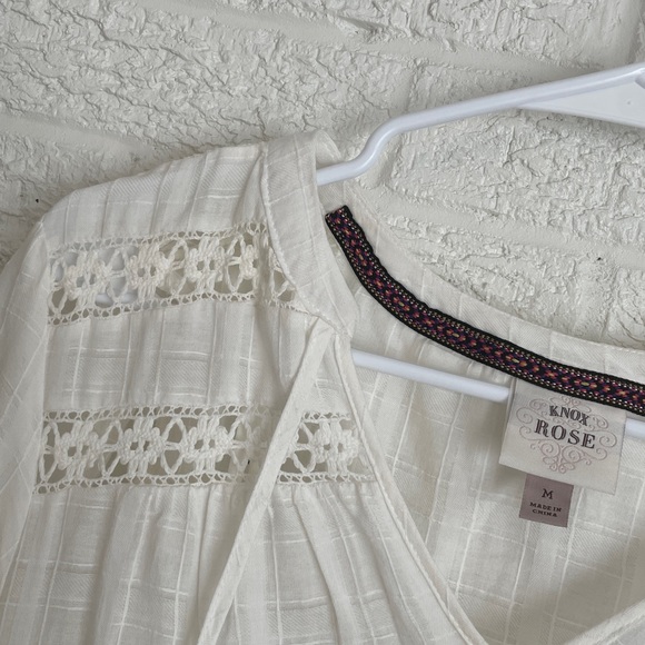 Knox Rose white cowgirl dress lace - Picture 3 of 6